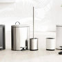 Voir la diapositive 3 : FIVE Brosse WC Design  Siliflex  52cm Inox
