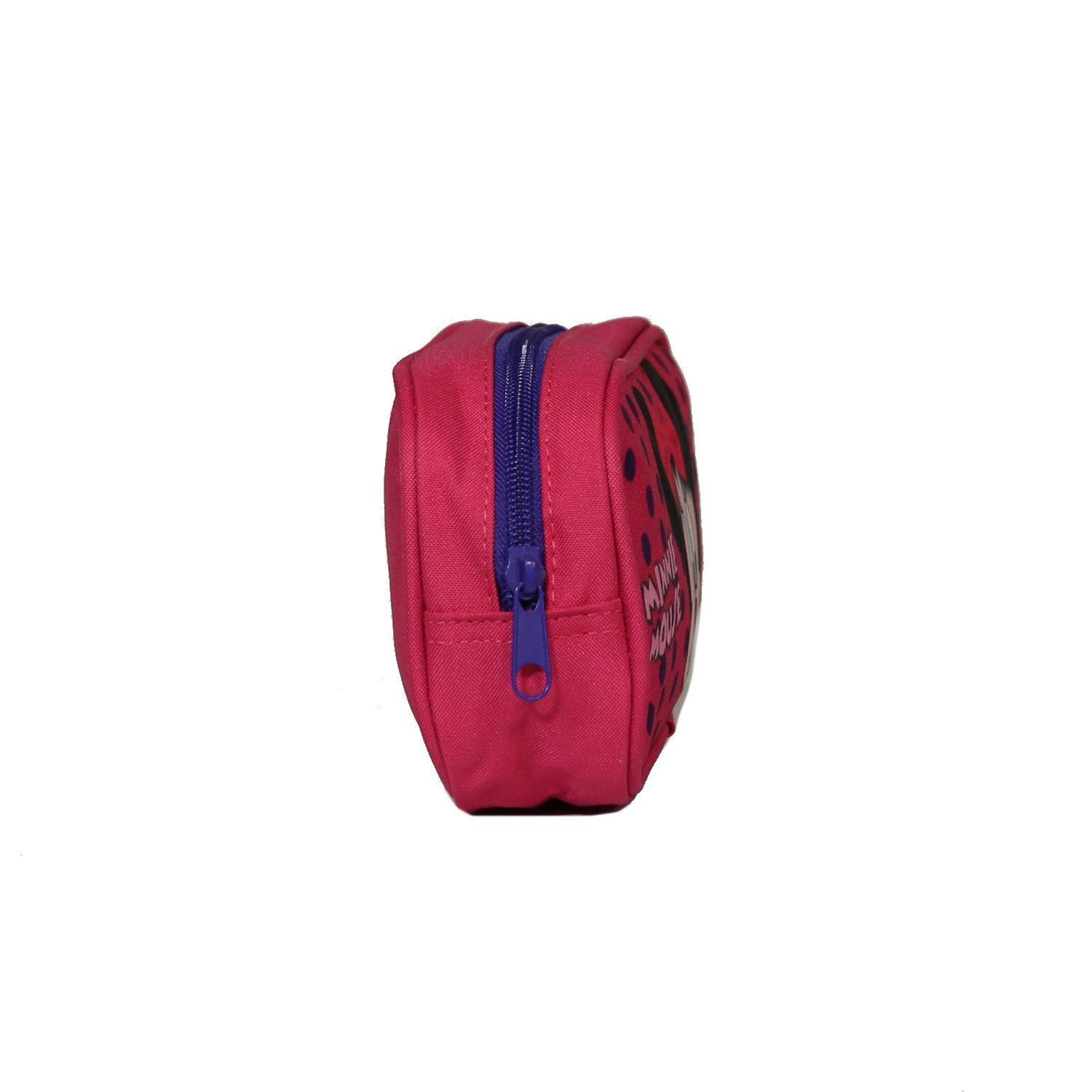 Voir la diapositive 3 : Bagtrotter Trousse scolaire rectangulaire Disney Minnie Rose Bagtrotter