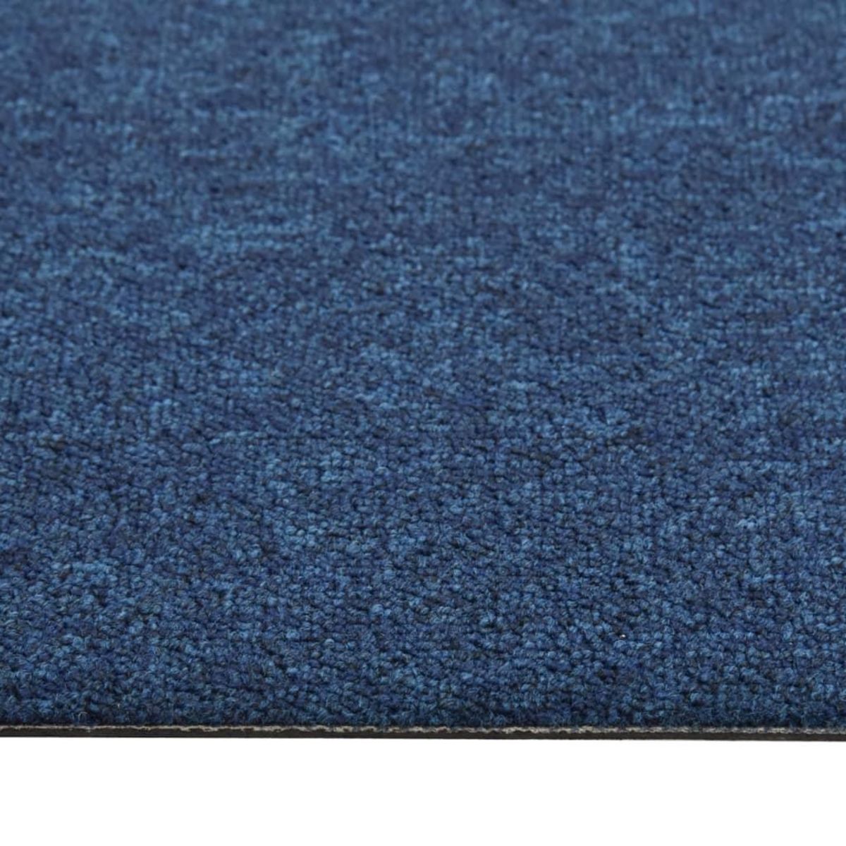VIDAXL Dalles de tapis de sol 20 pcs 5 m^2 50x50 cm Bleu fonce