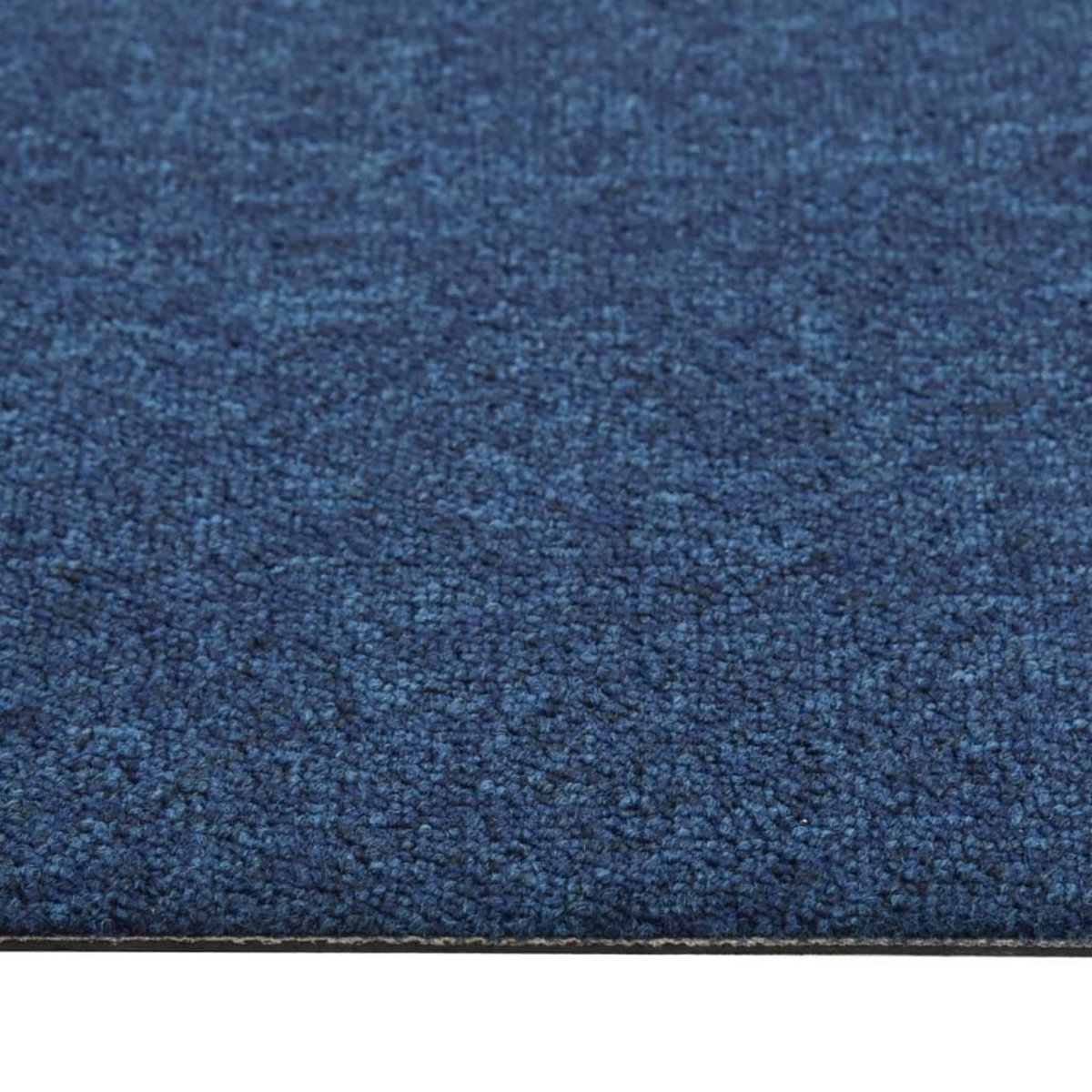VIDAXL Dalles de tapis de sol 20 pcs 5 m^2 50x50 cm Bleu fonce