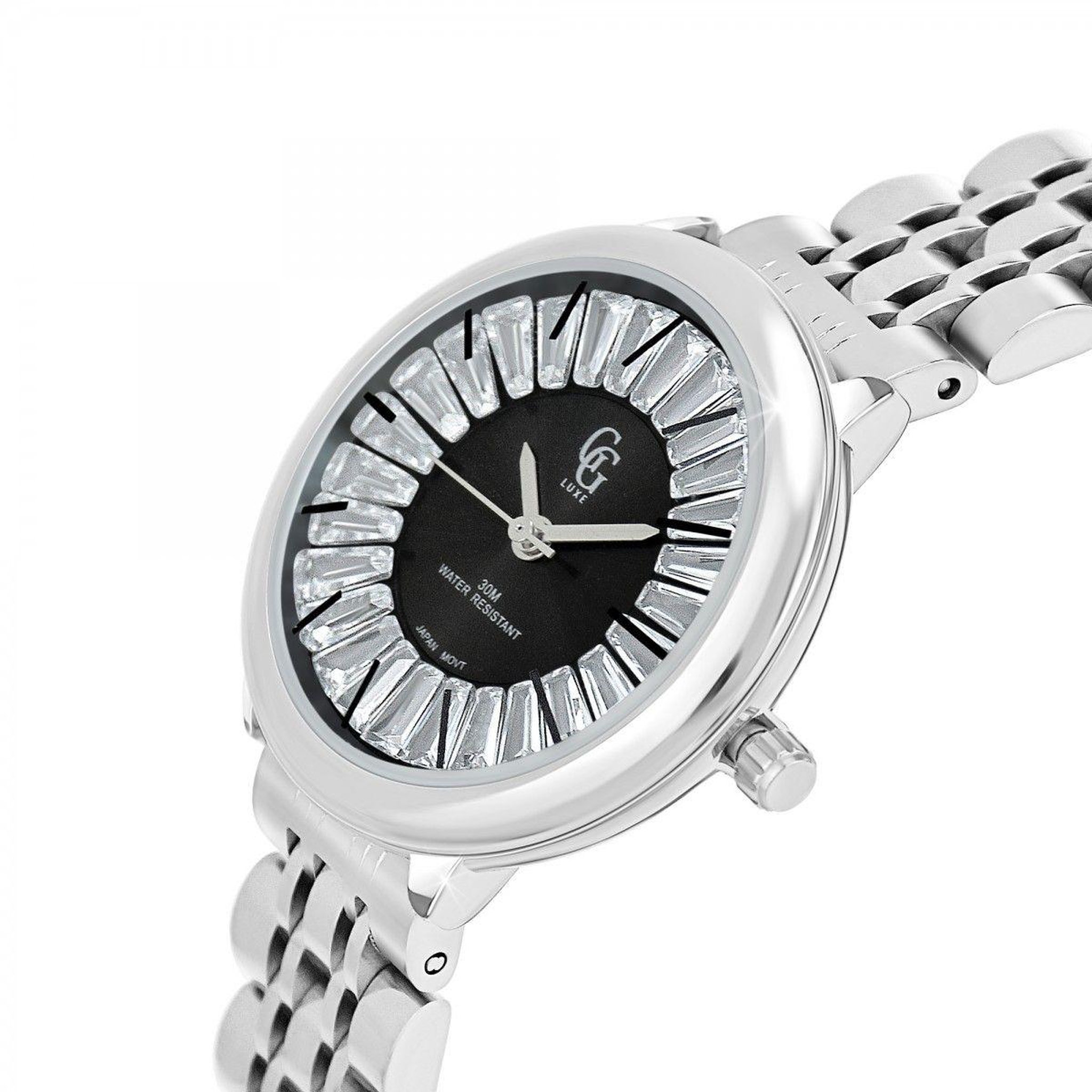 Voir la diapositive 3 : SC CRYSTAL Montre Amanda élégante ornée de Cristaux scintillants par SC Crystal