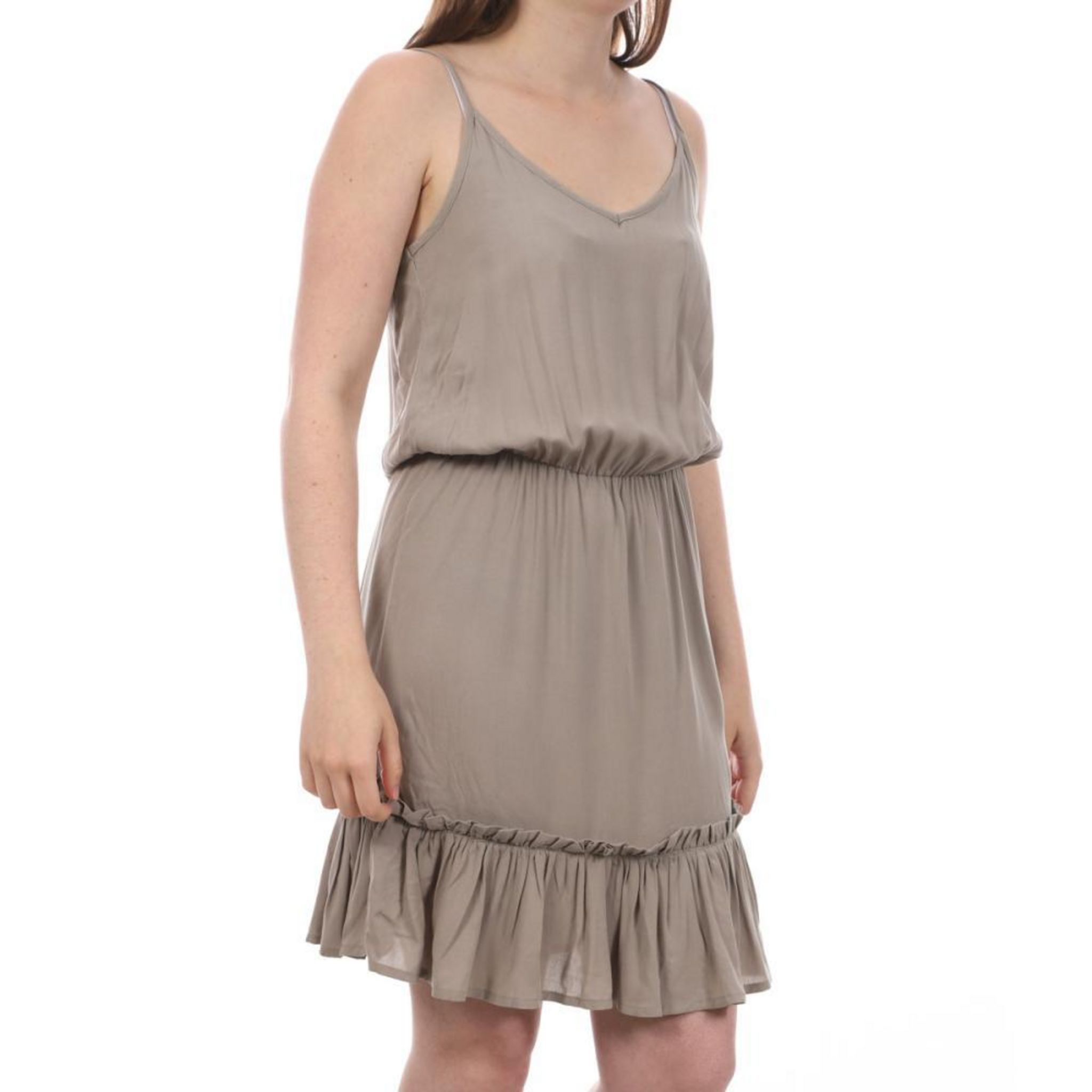 SUBLEVEL Robe  clair Femme Sublevel. Coloris disponibles : Vert