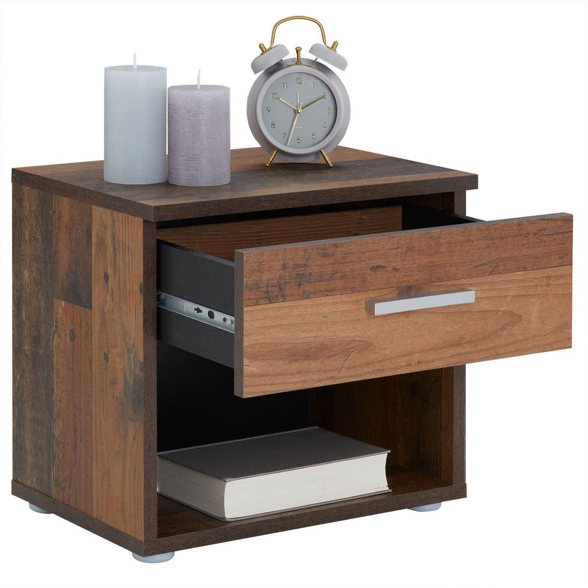 IDIMEX Table de chevet MAEL, en mélaminé