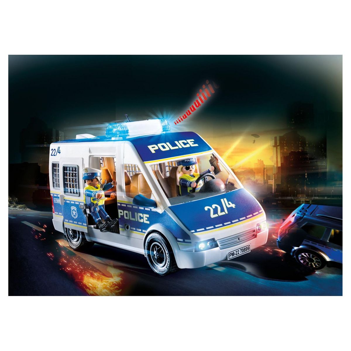 PLAYMOBIL City Action 70899 Police des fourgons