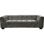 Voir la diapositive 1 : Habitat et Jardin Canapé droit design en tissu chenille 3 places  Foch - Gris
