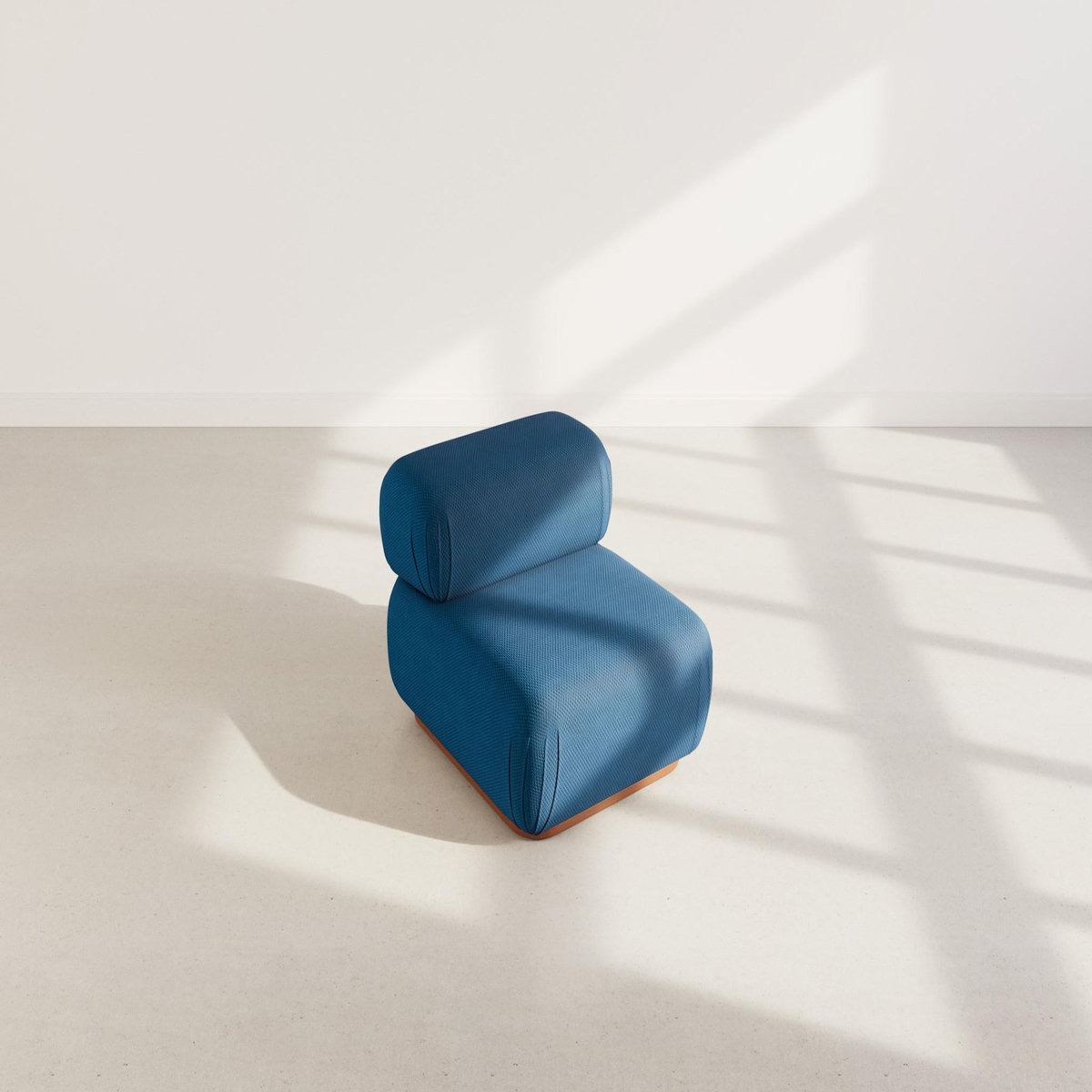 LISA DESIGN Penelope - module d'assise en velours texturé