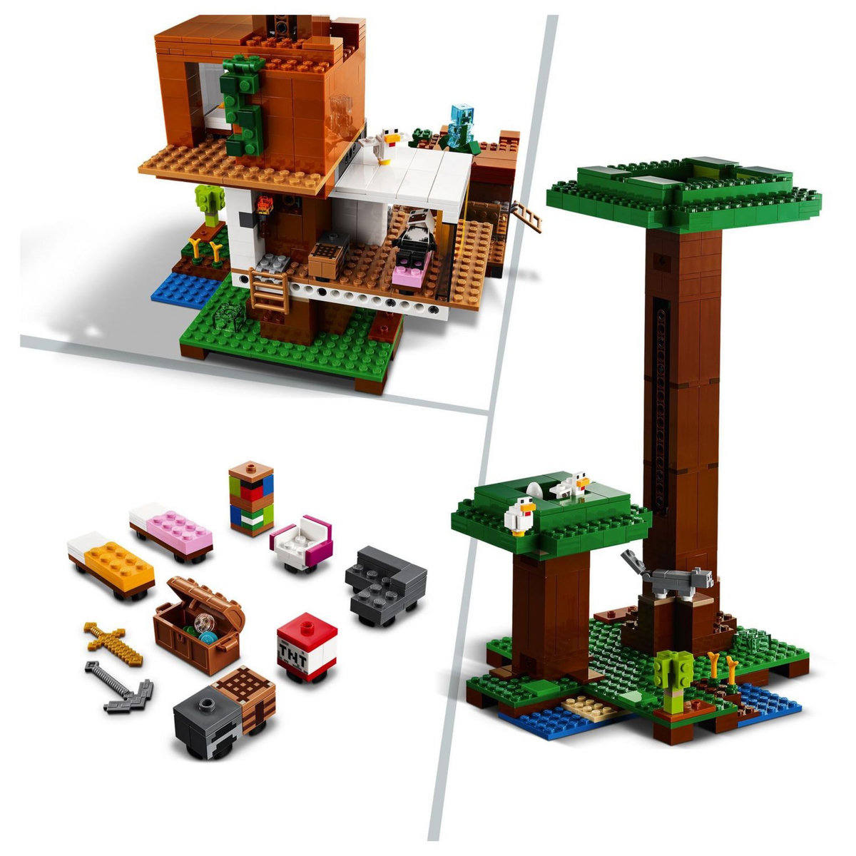 LEGO Minecraft 21174 - La cabane moderne dans l&rsquo;arbre