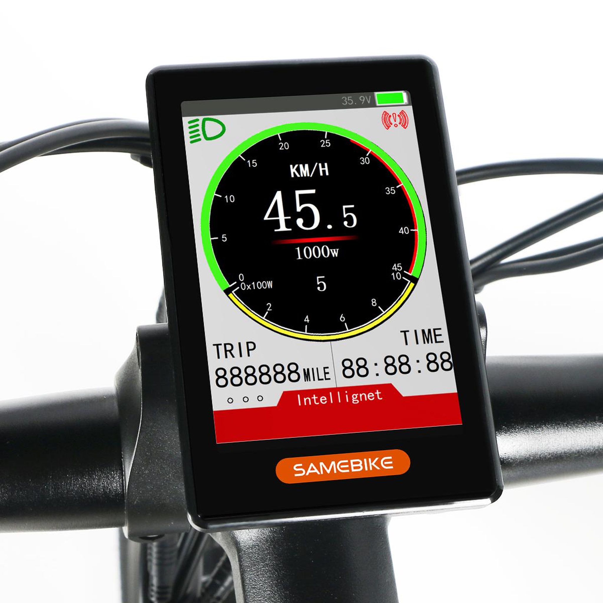 Voir la diapositive 5 : SAMEBIKE Vélo électrique de montagne pliable SAMEBIKE LO26-II-FT, 900W