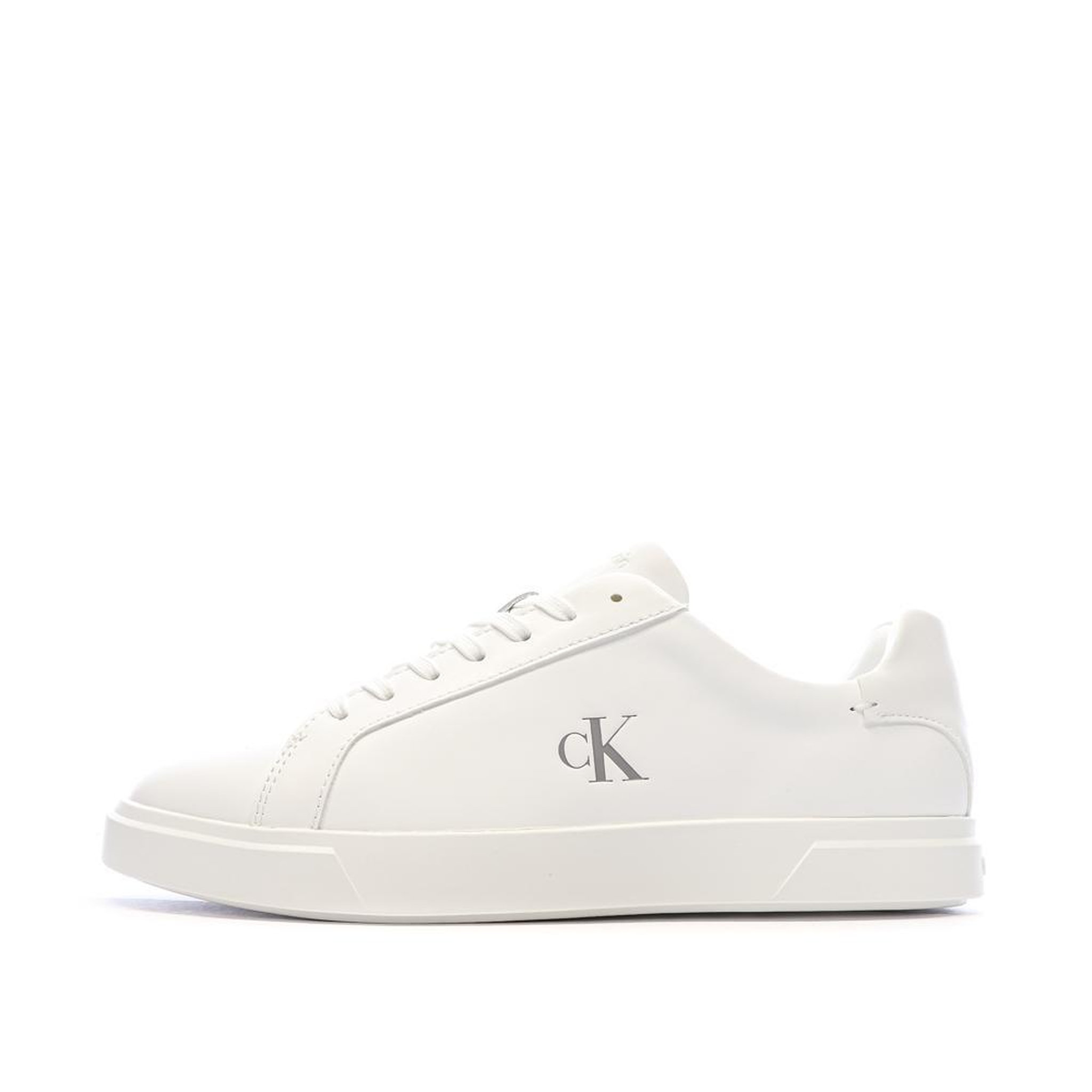 CALVIN KLEIN JEANS Baskets Blanches Femme Calvin Klein Jeans Low Pro Cups. Coloris disponibles : Blanc