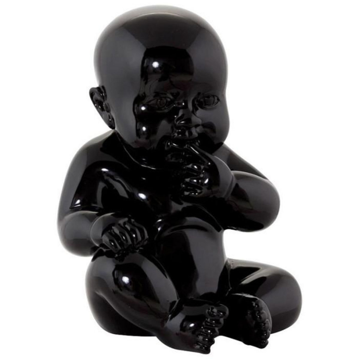 Paris Prix Statue Déco  Bébé  17cm Noir