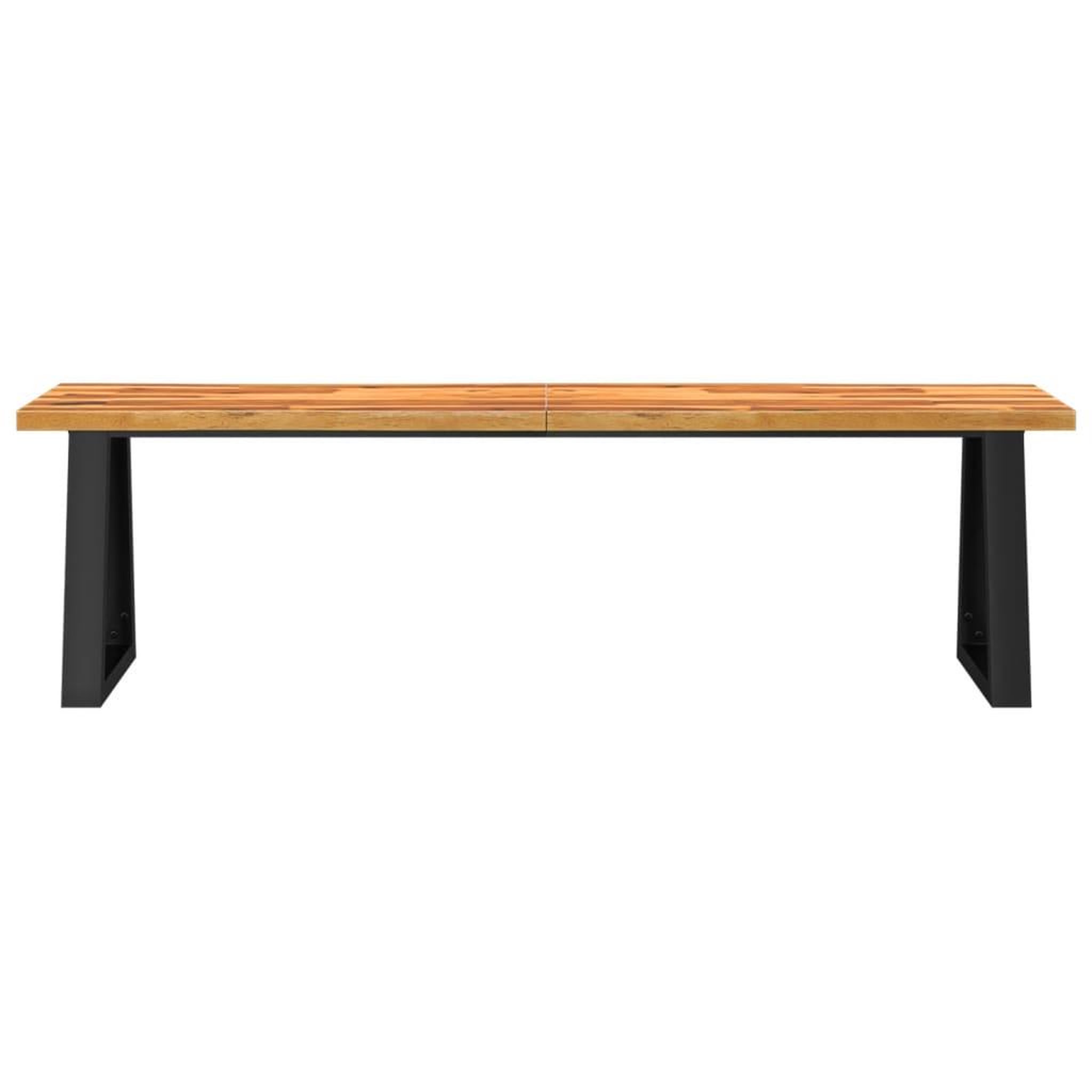 Voir la diapositive 4 : VIDAXL Banc avec bord vivant 160 cm bois d'acacia massif