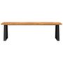 Voir la diapositive 4 : VIDAXL Banc avec bord vivant 160 cm bois d'acacia massif