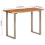 Voir la diapositive 6 : VIDAXL Table a dîner 110x50x76 cm Bois d'acacia solide