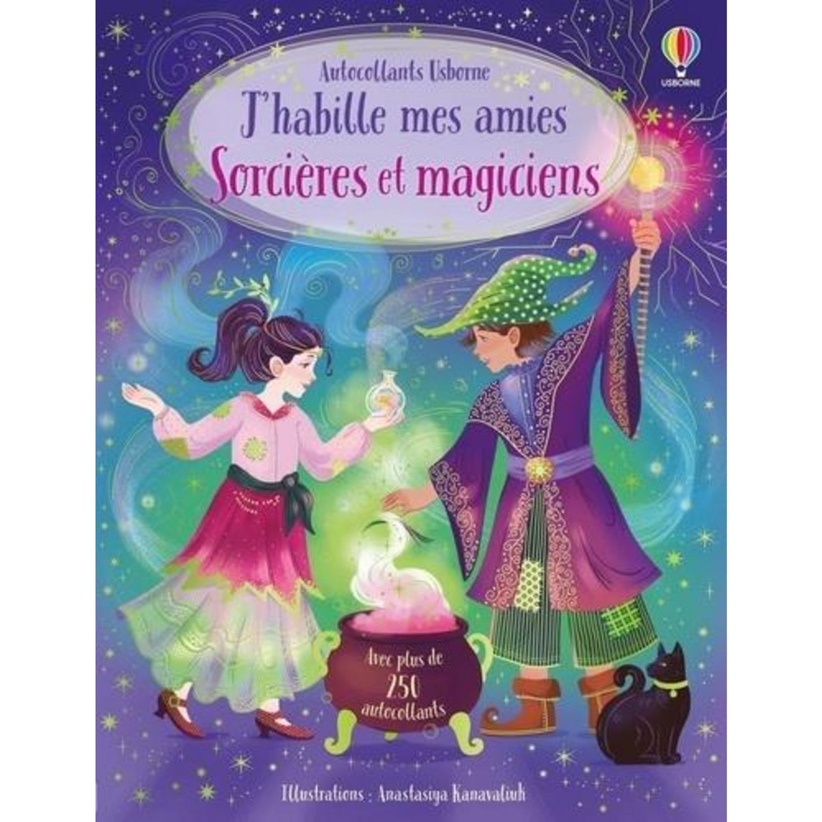 SORCIERES ET MAGICIENS. AVEC PLUS DE 250 AUTOCOLLANTS, Watt Fiona