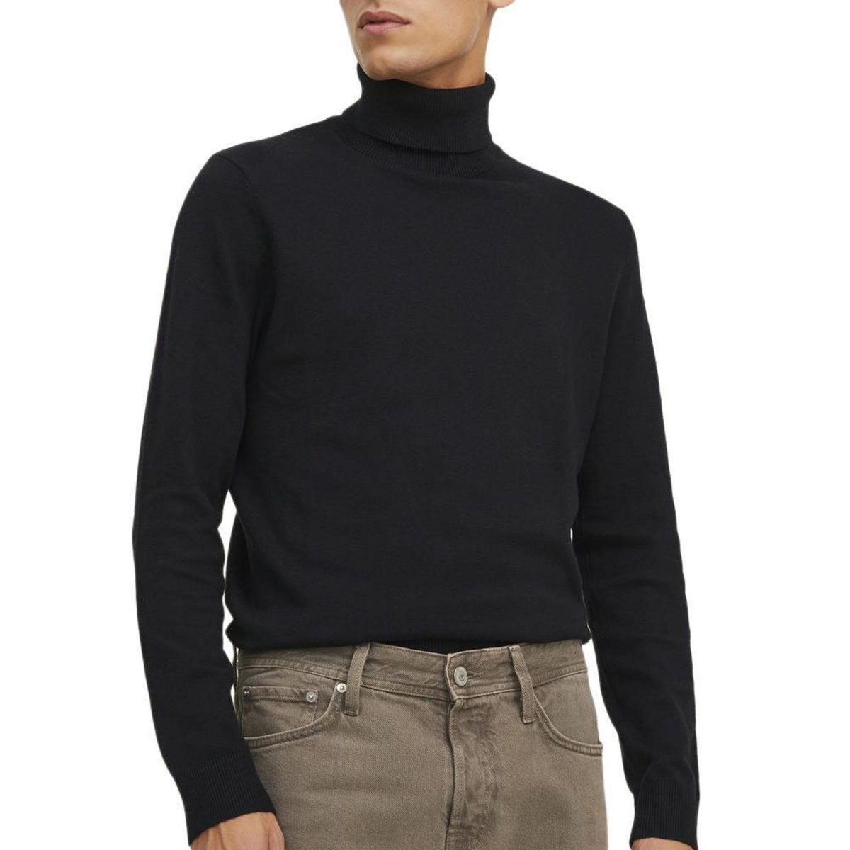 Jack & Jones Pull Col roulé  Foncé Homme Jack & Jones Roll