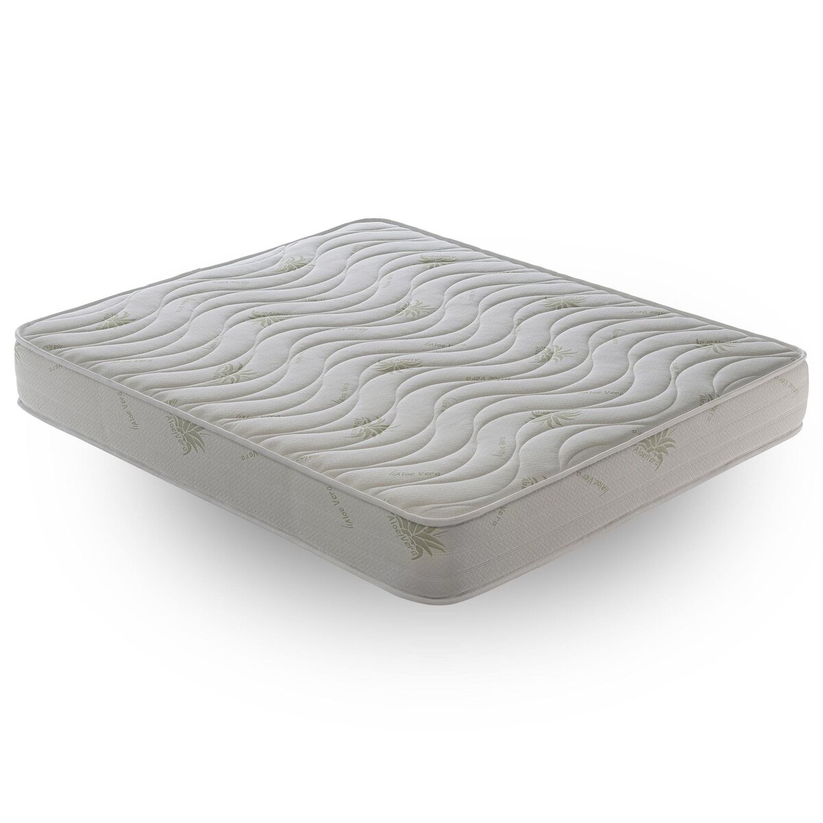 ILOVESLEEP Matelas Mousse ALOE - Epaisseur 25 Cm - Réversible - Côté Été/hiver