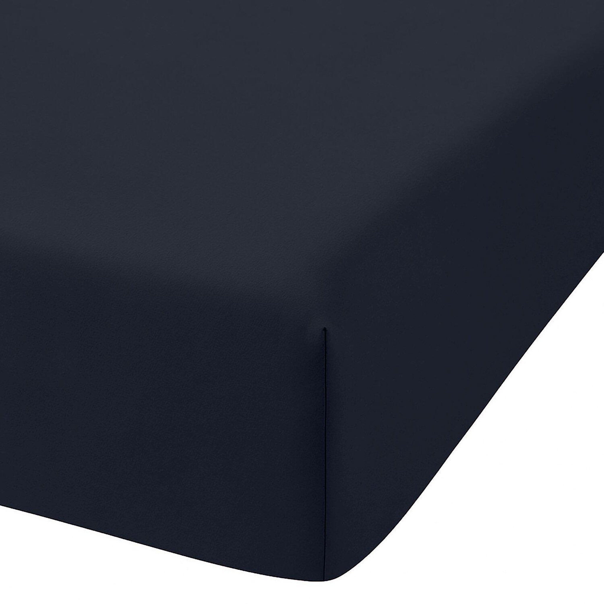 Voir la diapositive 1 : Home collection Drap housse, bonnet 30cm 100% percale de coton 80fils