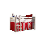 Paris Prix Tente Textile pour Lit  Pino Cirque  Rouge