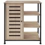 Voir la diapositive 2 : tectake Buffet style industriel Bois clair industriel, Chêne Sonoma