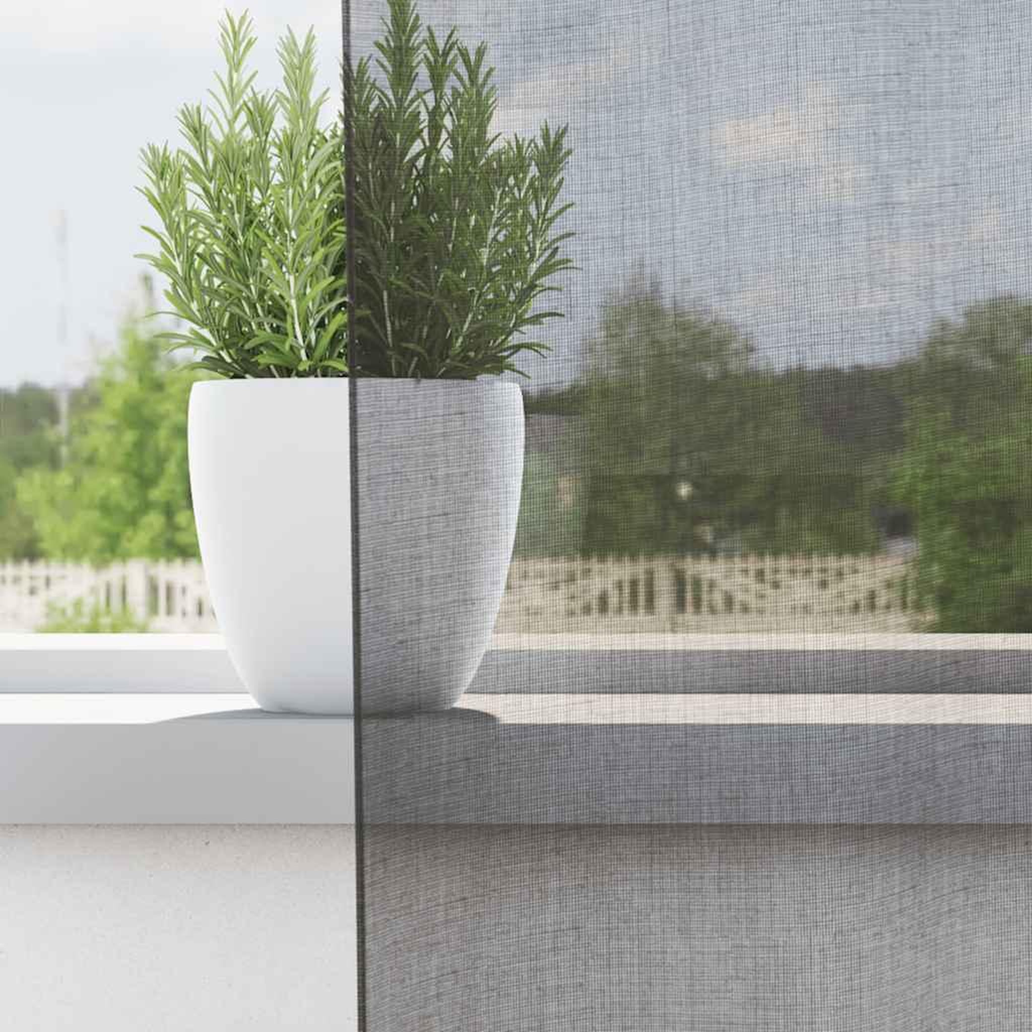 Voir la diapositive 3 : VIDAXL Rideaux en voile avec œillets 2 pcs gris fonce 140x140 cm