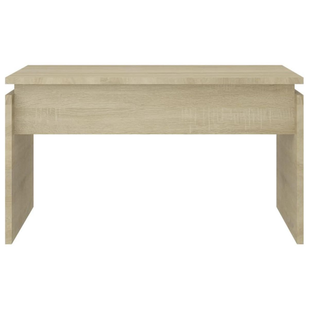 VIDAXL Table basse chene sonoma 68x50x38 cm bois d'ingenierie