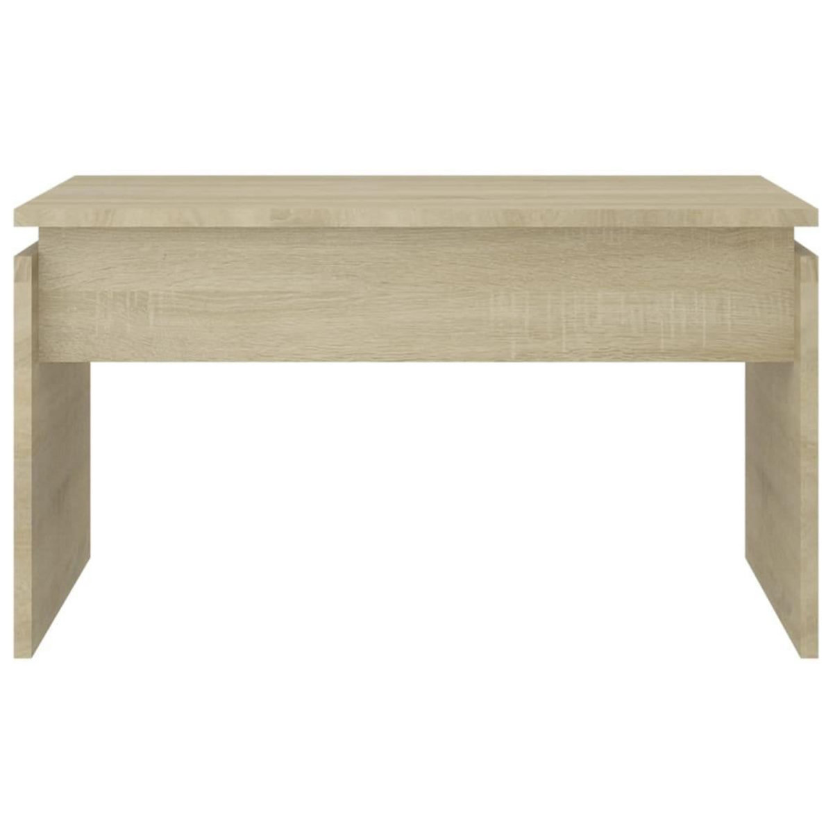 VIDAXL Table basse chene sonoma 68x50x38 cm bois d'ingenierie