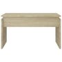 Voir la diapositive 5 : VIDAXL Table basse chene sonoma 68x50x38 cm bois d'ingenierie