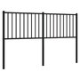 Voir la diapositive 5 : VIDAXL Tete de lit metal noir 160 cm