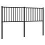 Voir la diapositive 5 : VIDAXL Tete de lit metal noir 160 cm