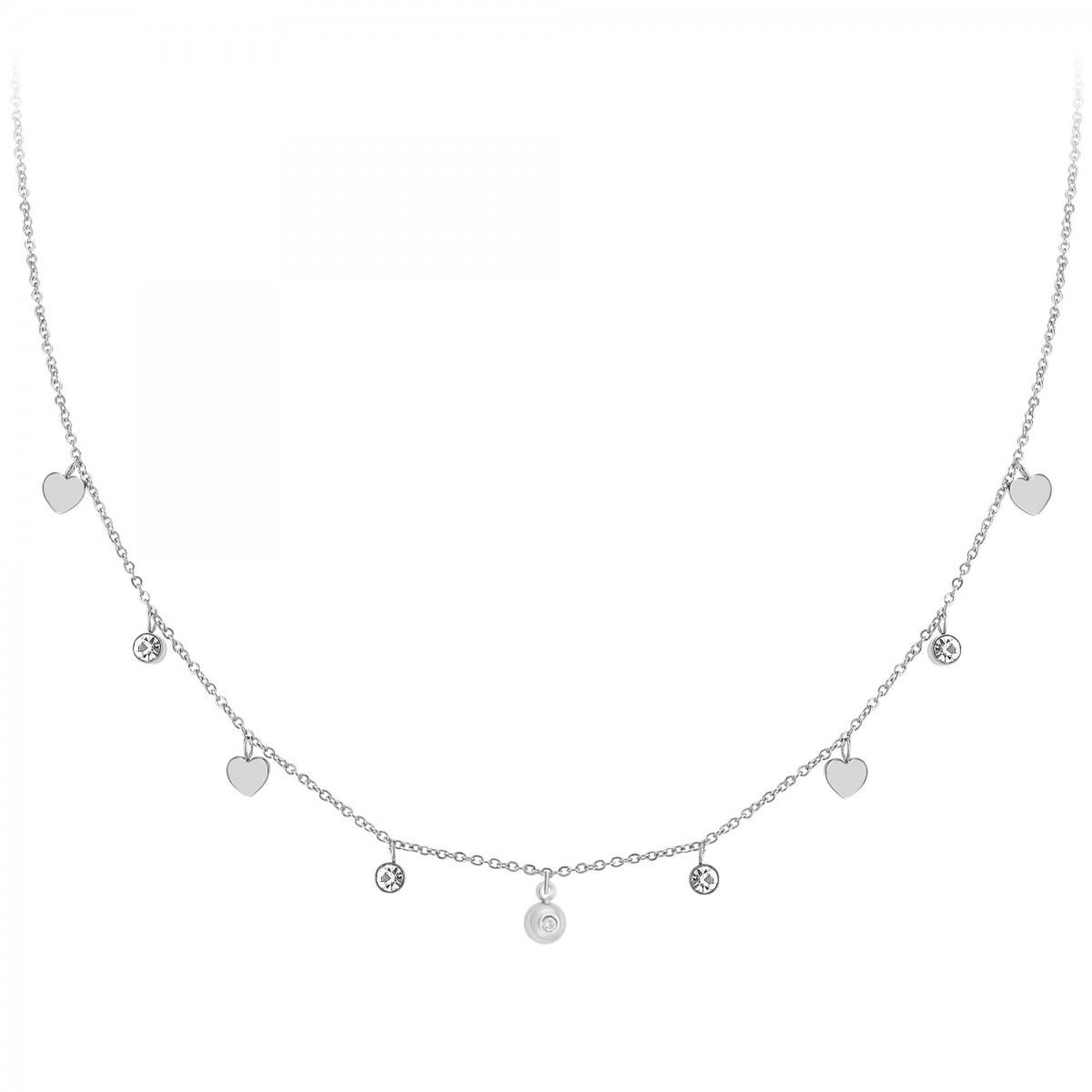 SC CRYSTAL Collier par SC Crystal orné d'un véritable diamant blanc et de Zirconium