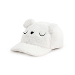 Petit Béguin Casquette bébé en sherpa Charlie. Coloris disponibles : Beige