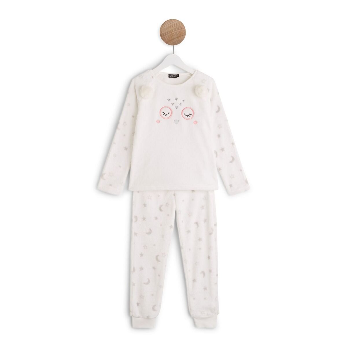 IN EXTENSO Ensemble pyjama peluche chouette fille