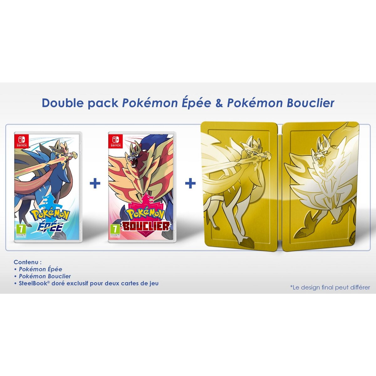 Pokémon Épée + Pokémon Bouclier double pack