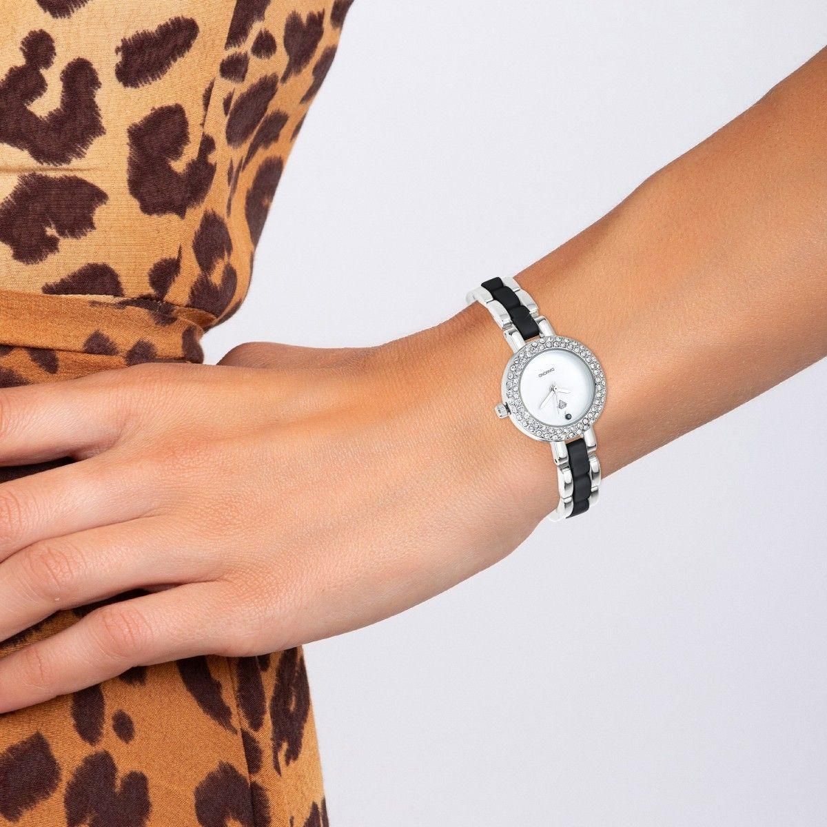 SC CRYSTAL Montre Cassandra élégante SC Crystal ornée d'un véritable diamant