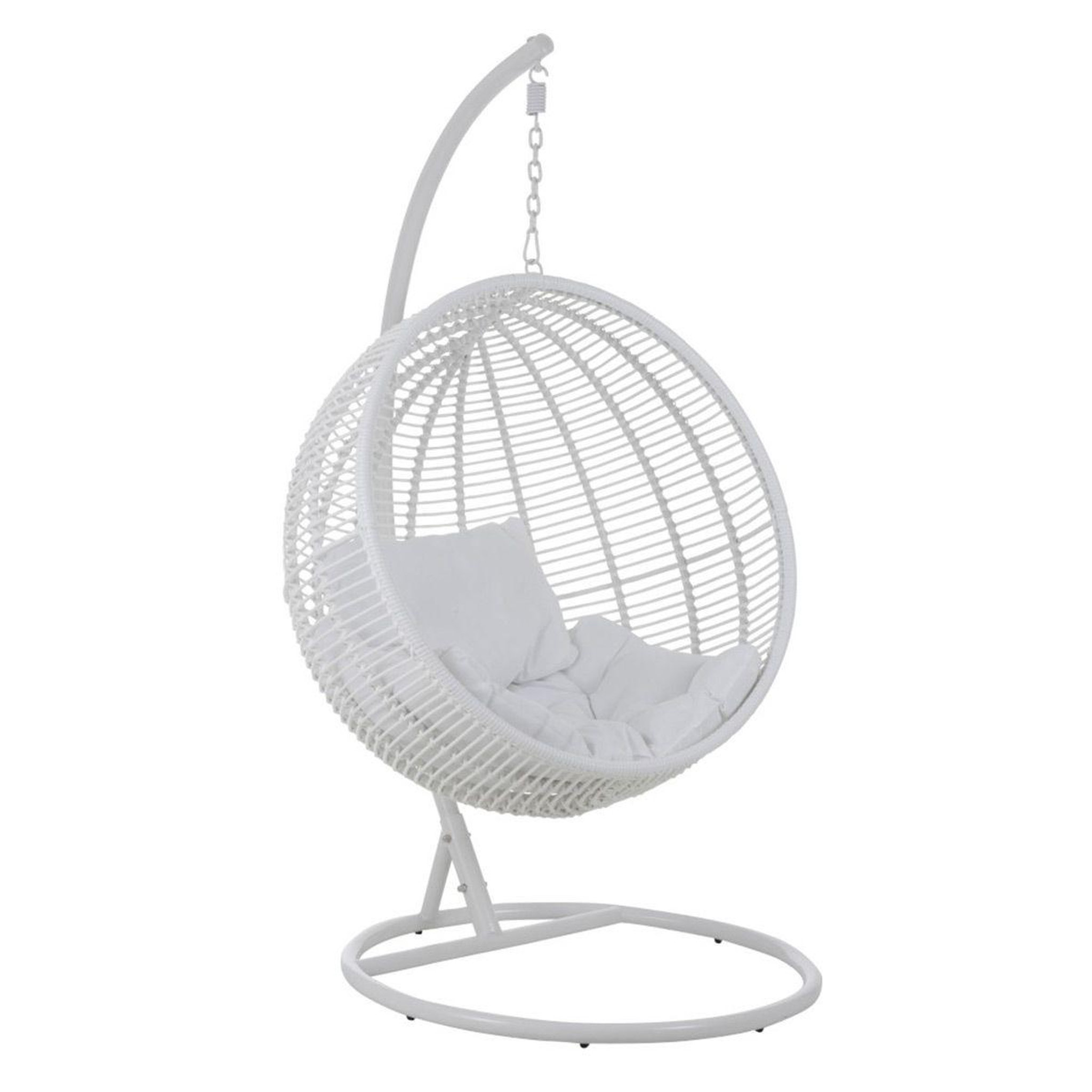 J-LINE Fauteuil suspendu rond  aciera  193cm blanc