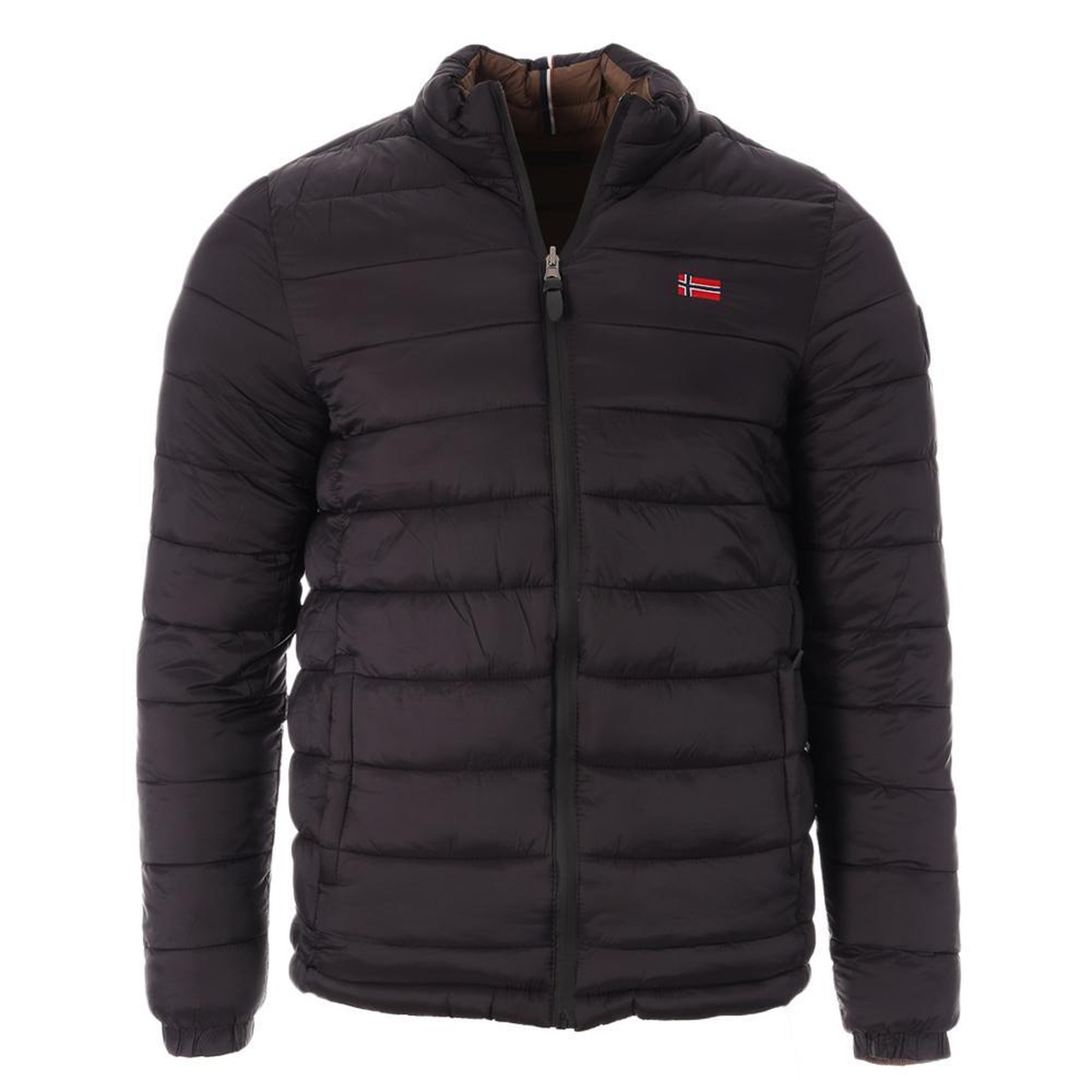 Voir la diapositive 1 : GEOGRAPHICAL NORWAY Doudoune noir/marron homme geographical norway california/gn