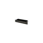 LOGILINK Panneau de brassage Logilink 4016032241591 - 12 ports RJ-45 CAT 6 - Noir - 1U