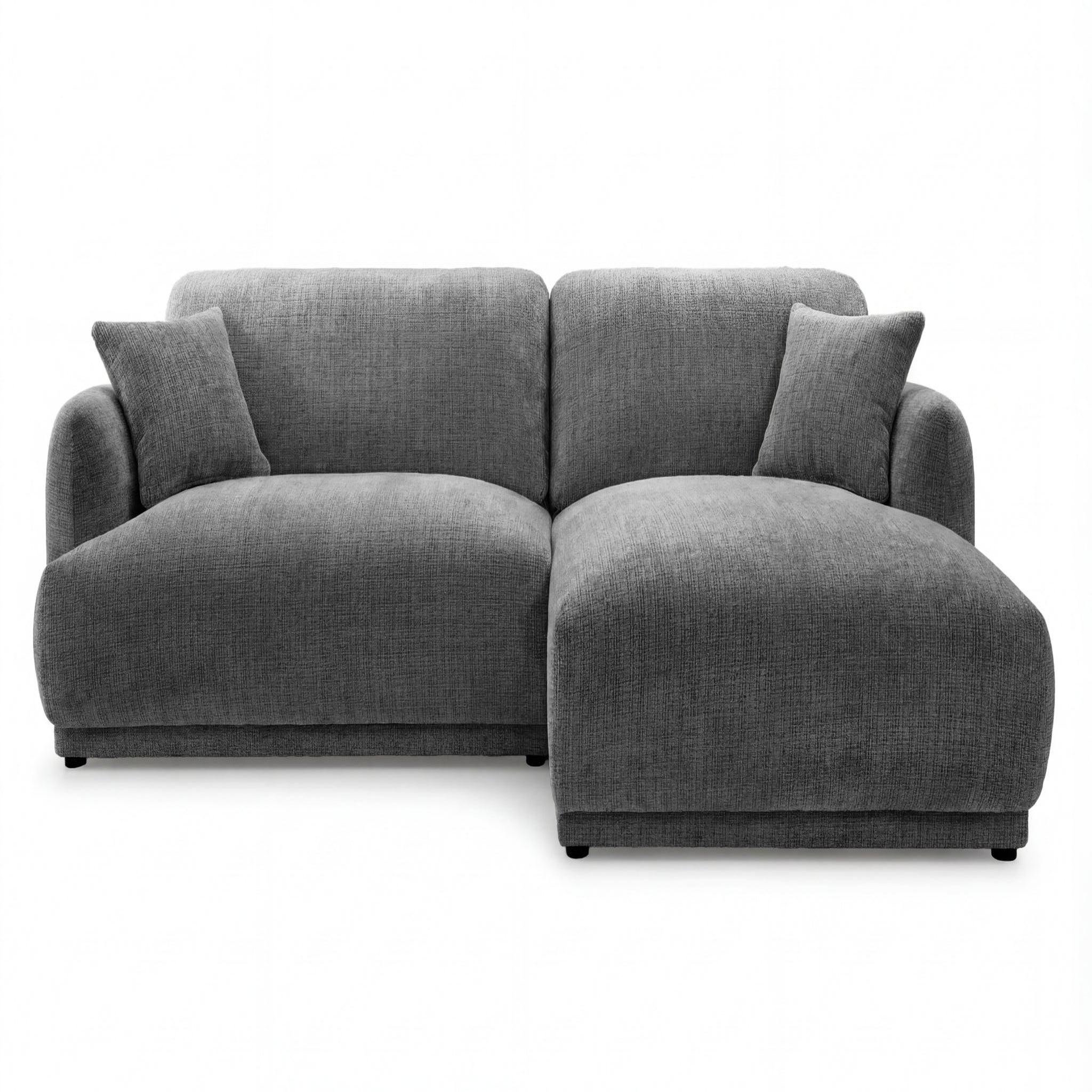 Voir la diapositive 1 : CASANOVA PARIS Rosalie - canapé d'angle tissu chenille