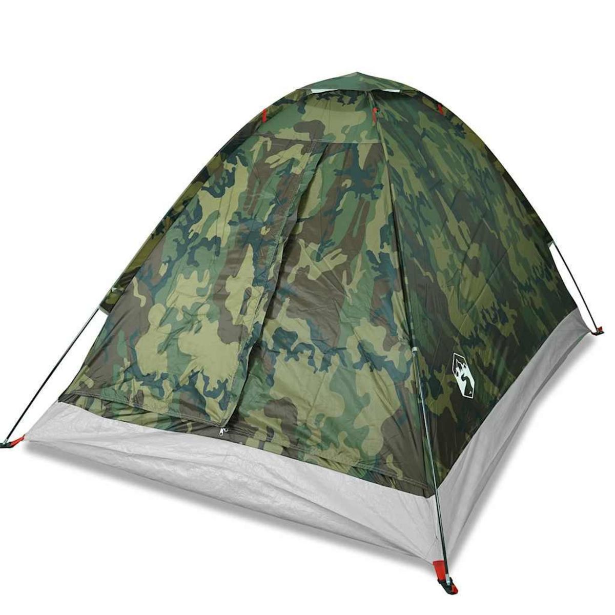 VIDAXL Tente de camping a dome 4 personnes camouflage impermeable