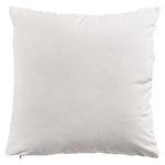 Paris Prix Housse de Coussin Velours  Swart  40x40cm Naturel