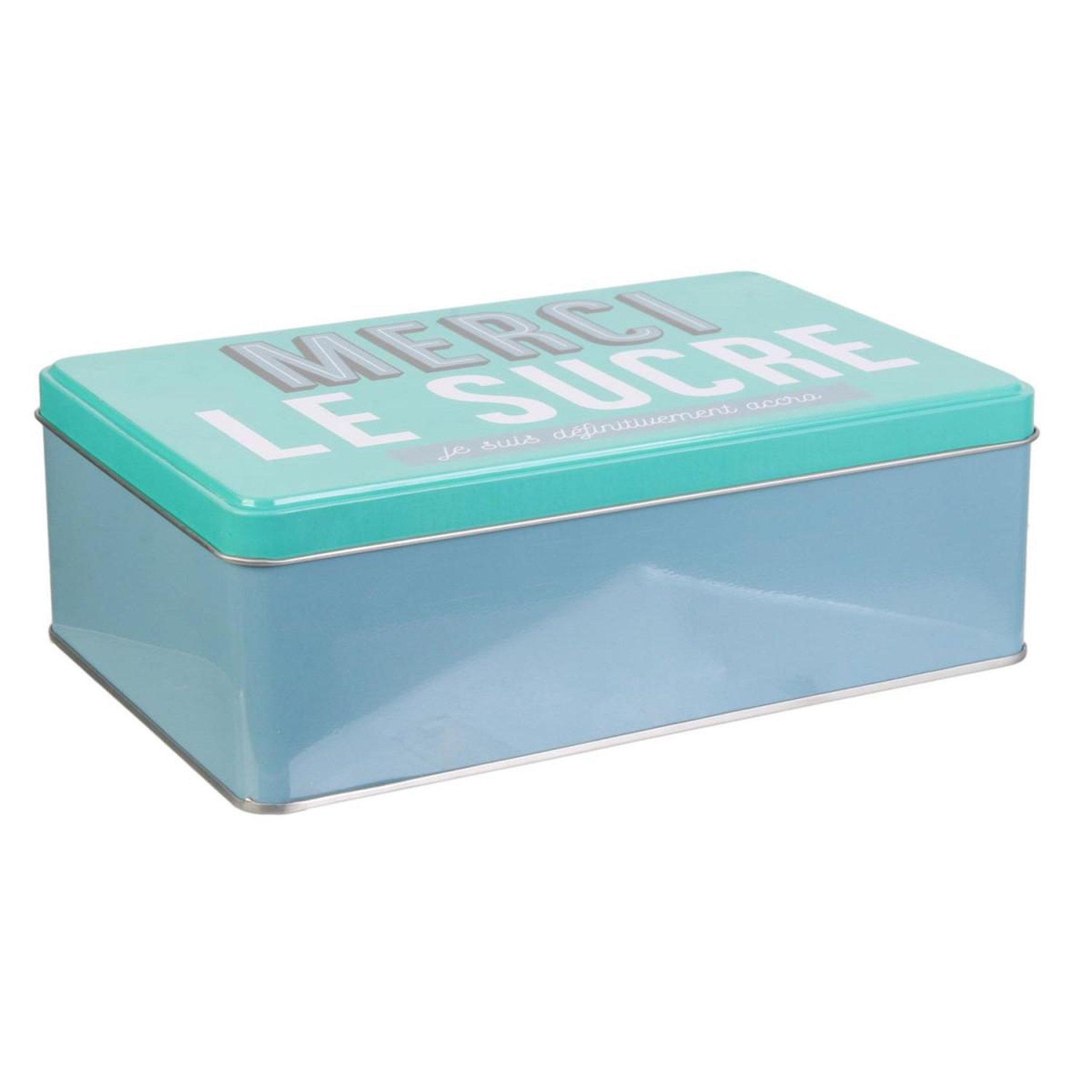 Voir la diapositive 1 : COOK CONCEPT Boîte de Conservation  Ma Boîte à Sucre  20cm Bleu