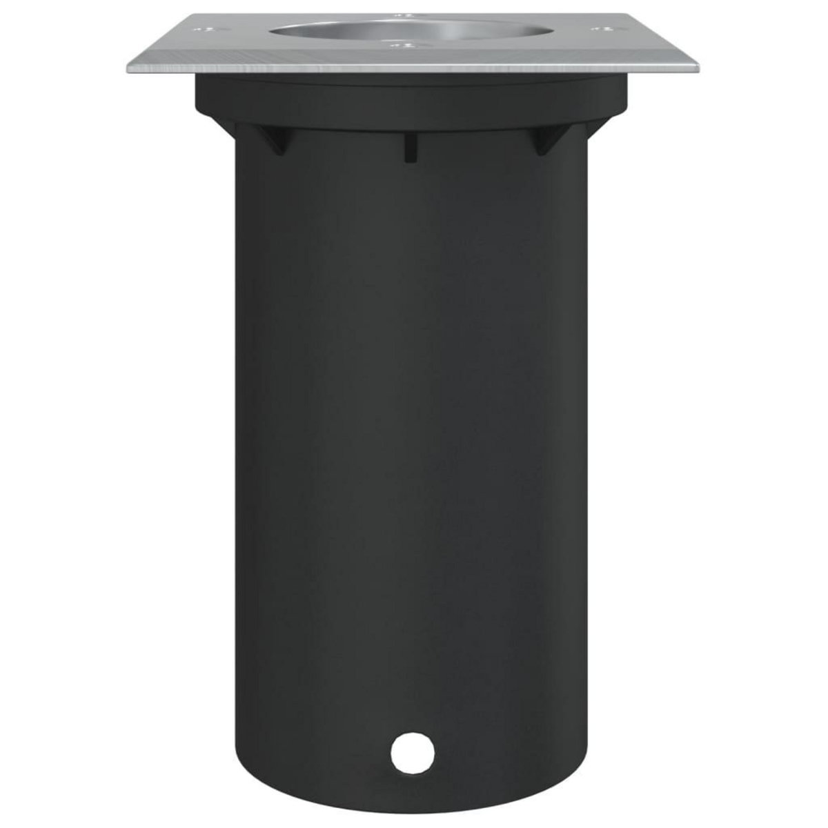 VIDAXL Lampes au sol d'exterieur carree aluminium moule sous pression