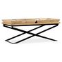 Voir la diapositive 1 : VIDAXL Table basse Bois de manguier massif 110x55x42 cm