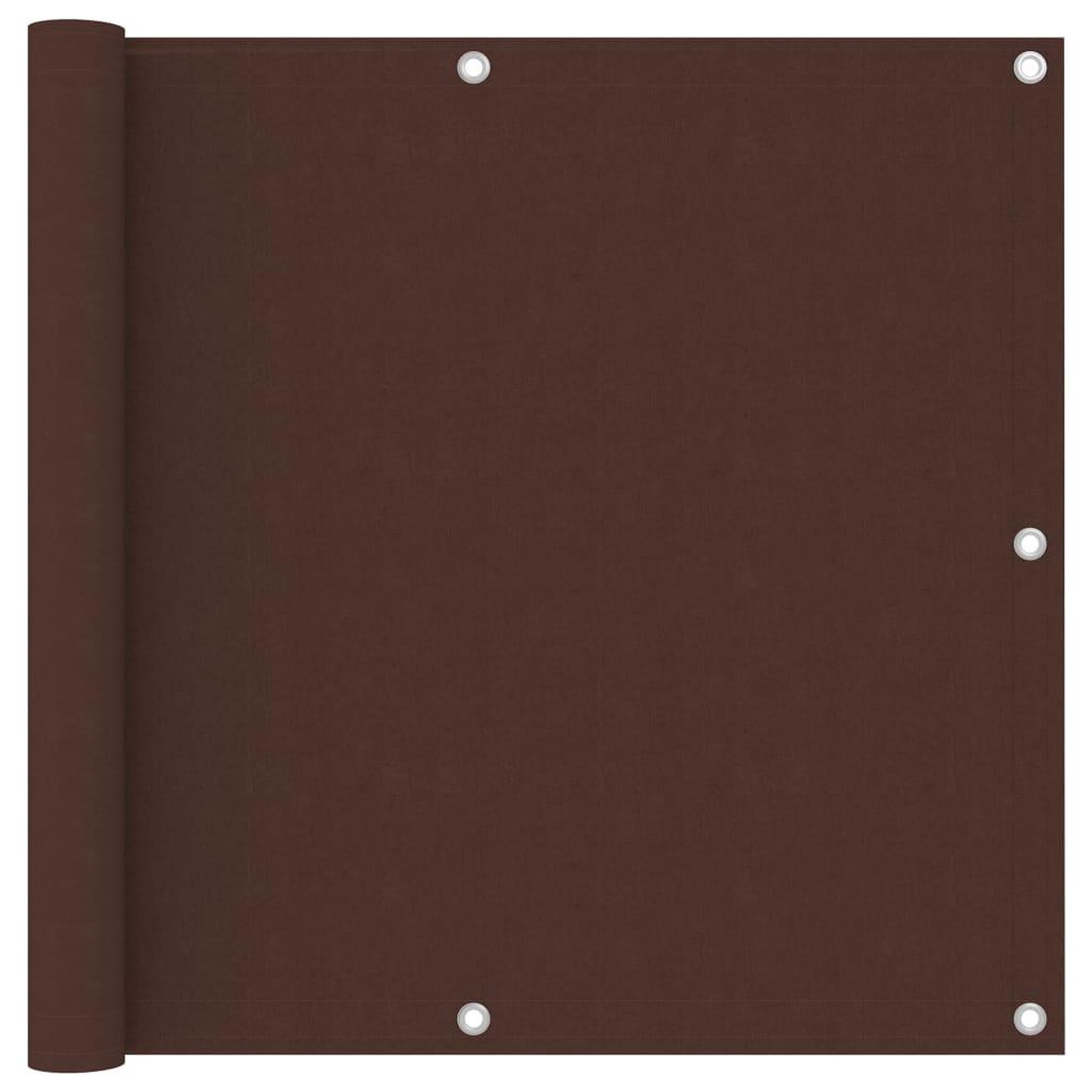 Voir la diapositive 1 : VIDAXL Ecran de balcon Marron 90x600 cm Tissu Oxford