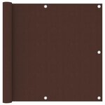 VIDAXL Ecran de balcon Marron 90x600 cm Tissu Oxford