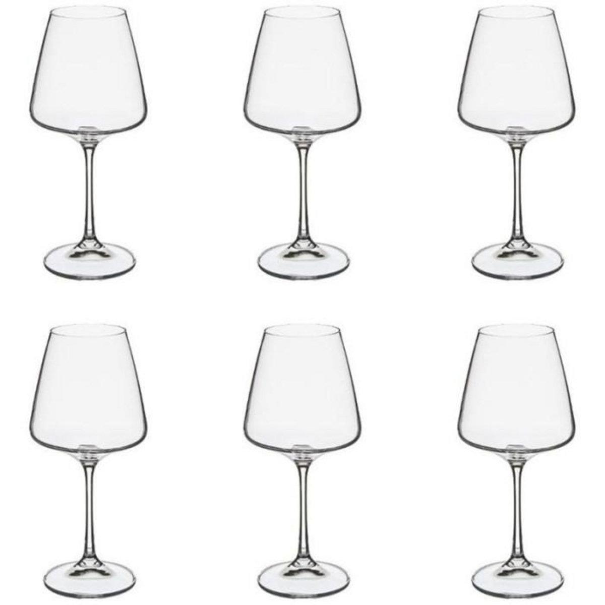 SECRET DE GOURMET Lot de 6 Verres à Vin  Selenga  36cl Transparent