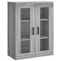 Voir la diapositive 2 : VIDAXL Armoire murale sonoma gris 69,5x34x90 cm