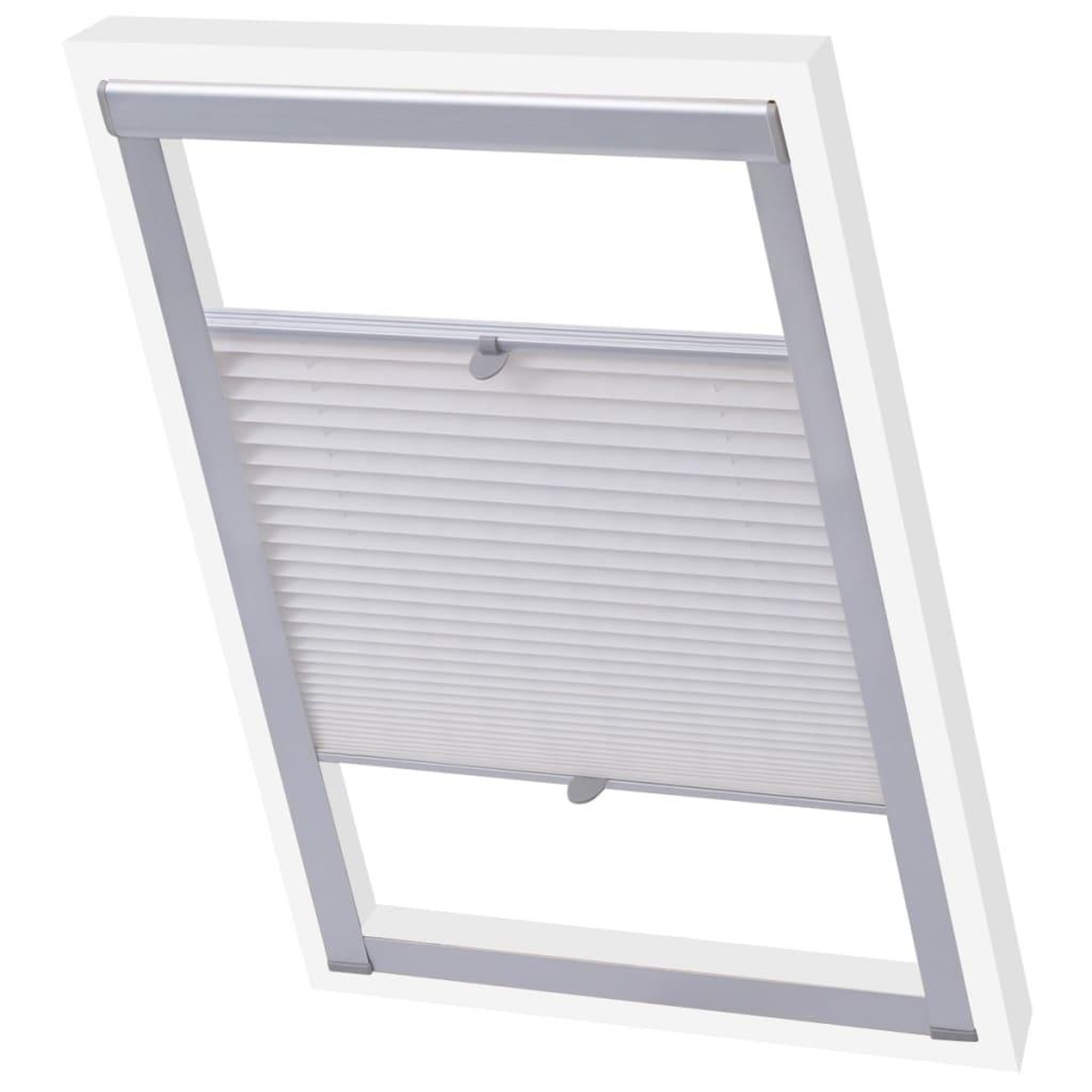 Voir la diapositive 1 : VIDAXL Store plisse Blanc PK06