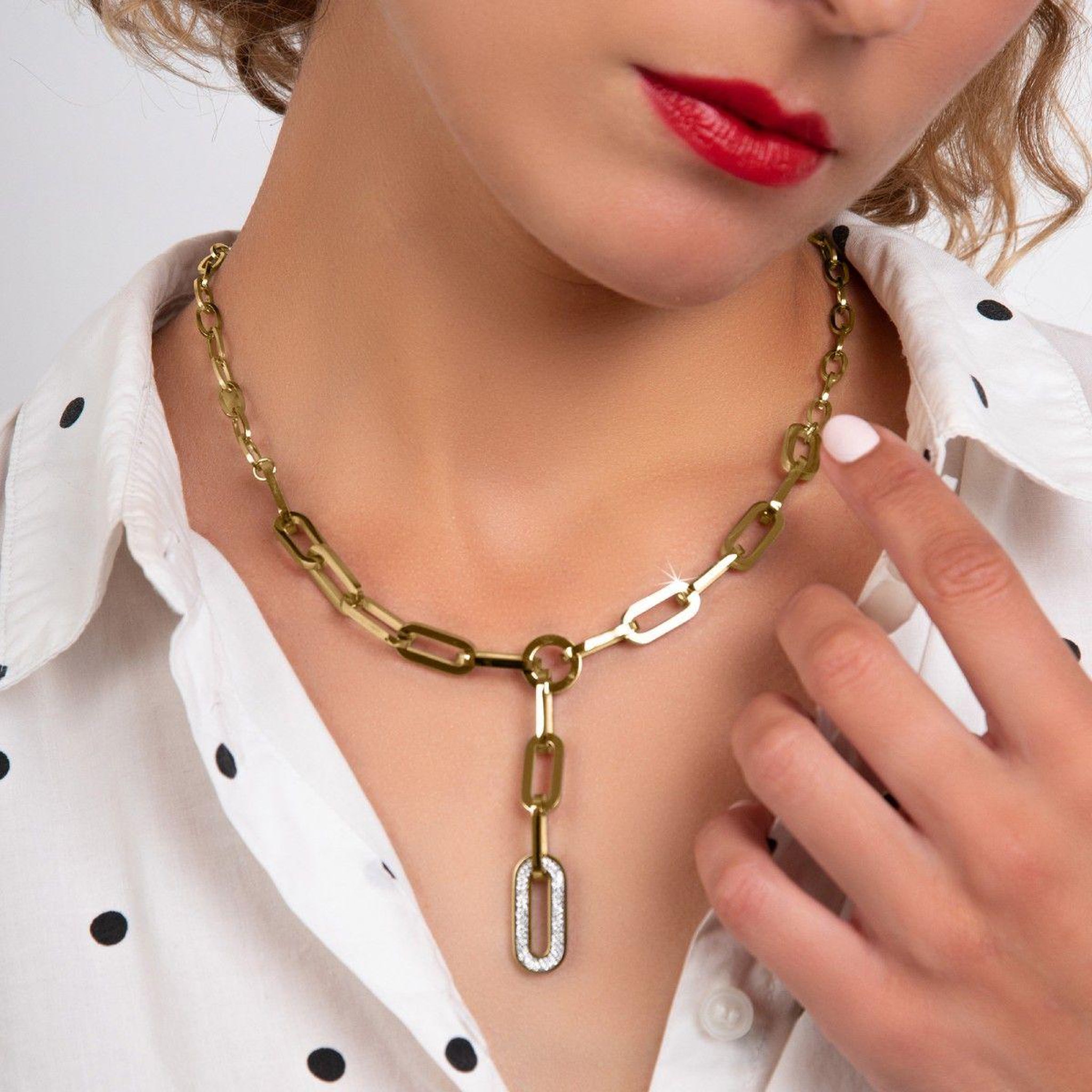 Voir la diapositive 2 : SC BOHEME Collier par SC Bohème orné de Cristaux scintillants
