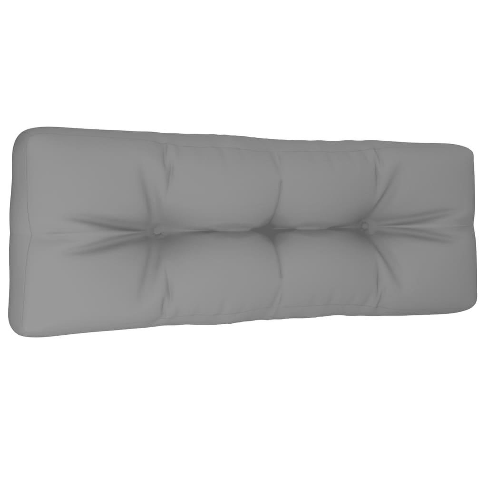 Voir la diapositive 4 : VIDAXL Coussin de palette gris 120x40x12 cm tissu